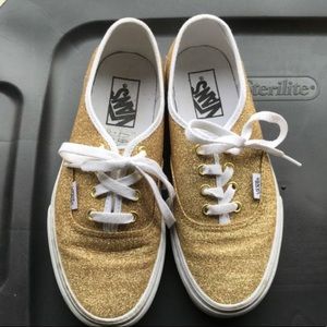 Wmns 7 Vans, glitter gold,